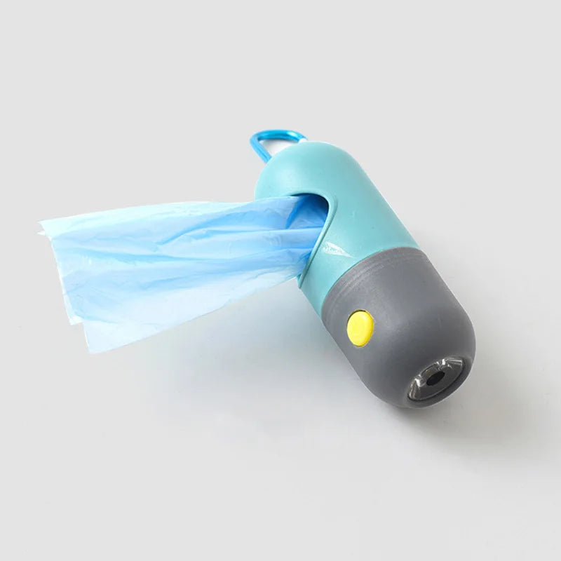 EC_Led Light, Pet Waste Bag Dispenser for Dogs
