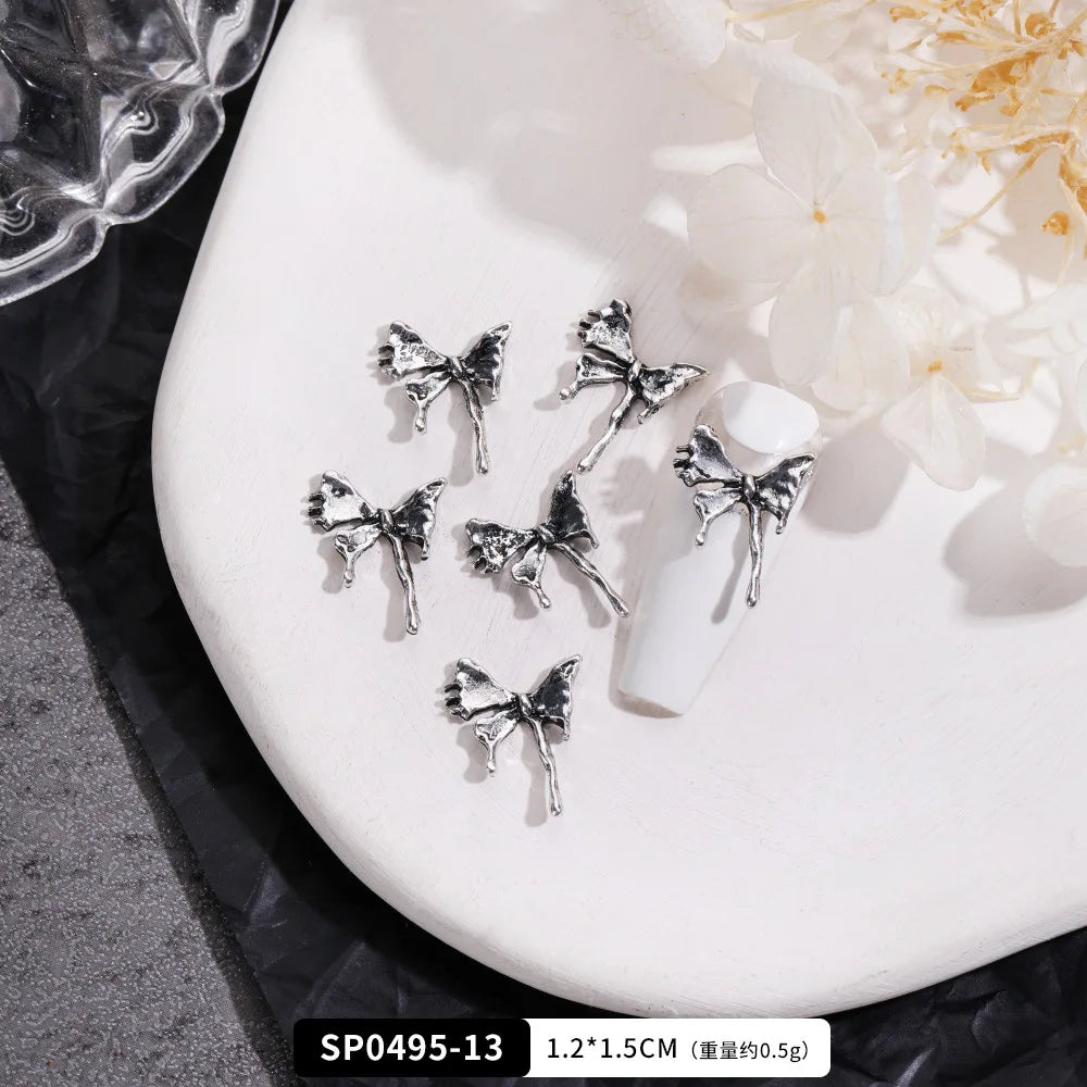 EC_20 Pcs Mixed Alloy Gothic Nail Charms