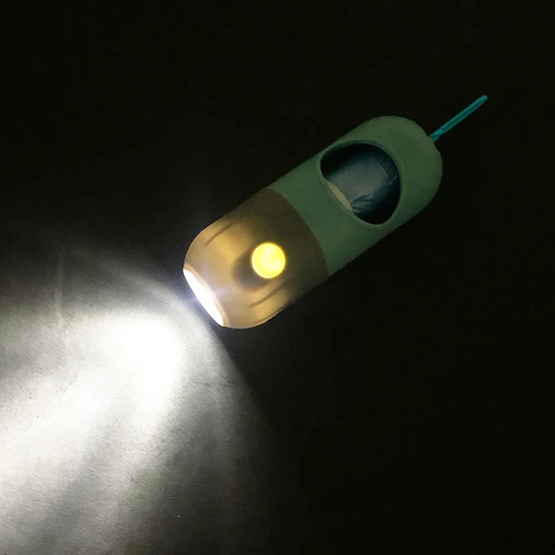 EC_Led Light, Pet Waste Bag Dispenser for Dogs