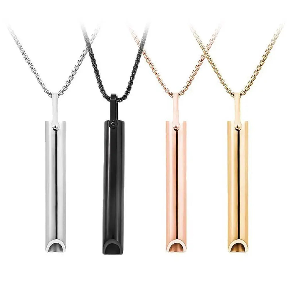EC_ Anti Vaping Necklace Breathing Necklace For Anxiety Mindful