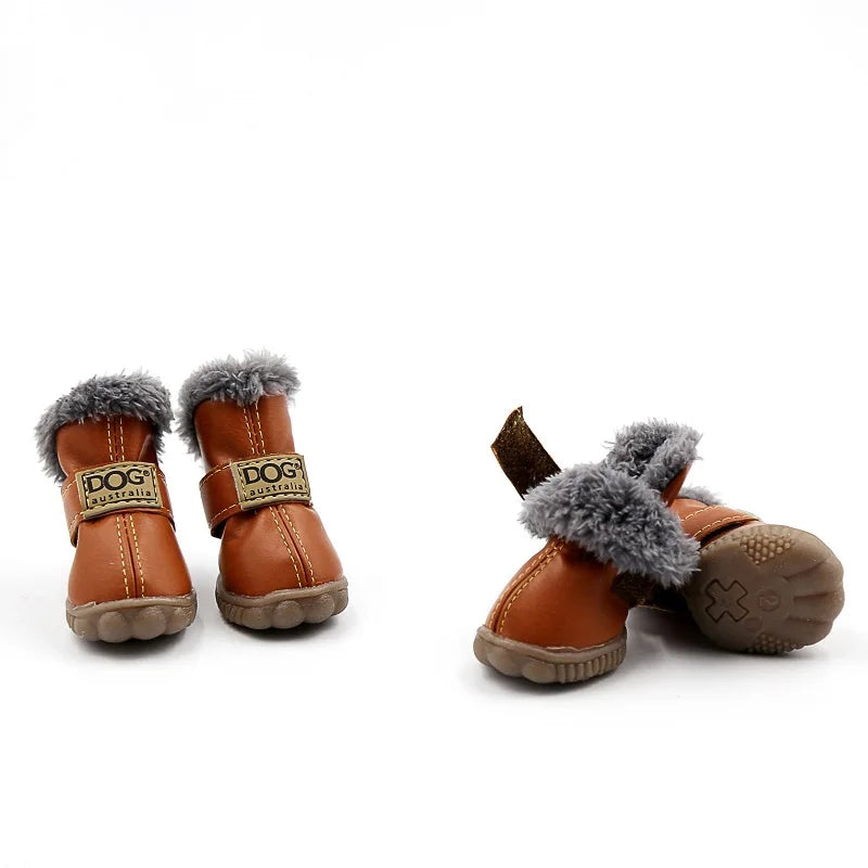 EC_ 4P Winter Pet Shoes Waterproof