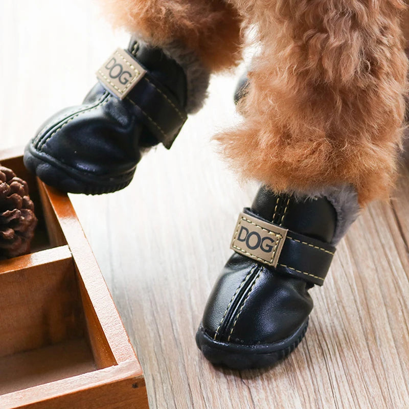 EC_ 4P Winter Pet Shoes Waterproof