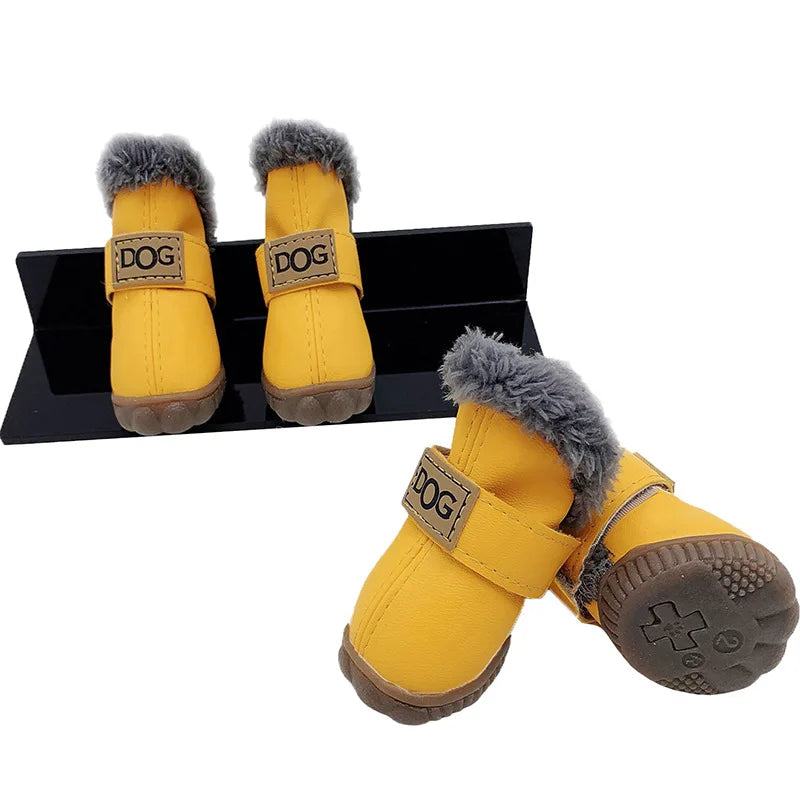 EC_ 4P Winter Pet Shoes Waterproof