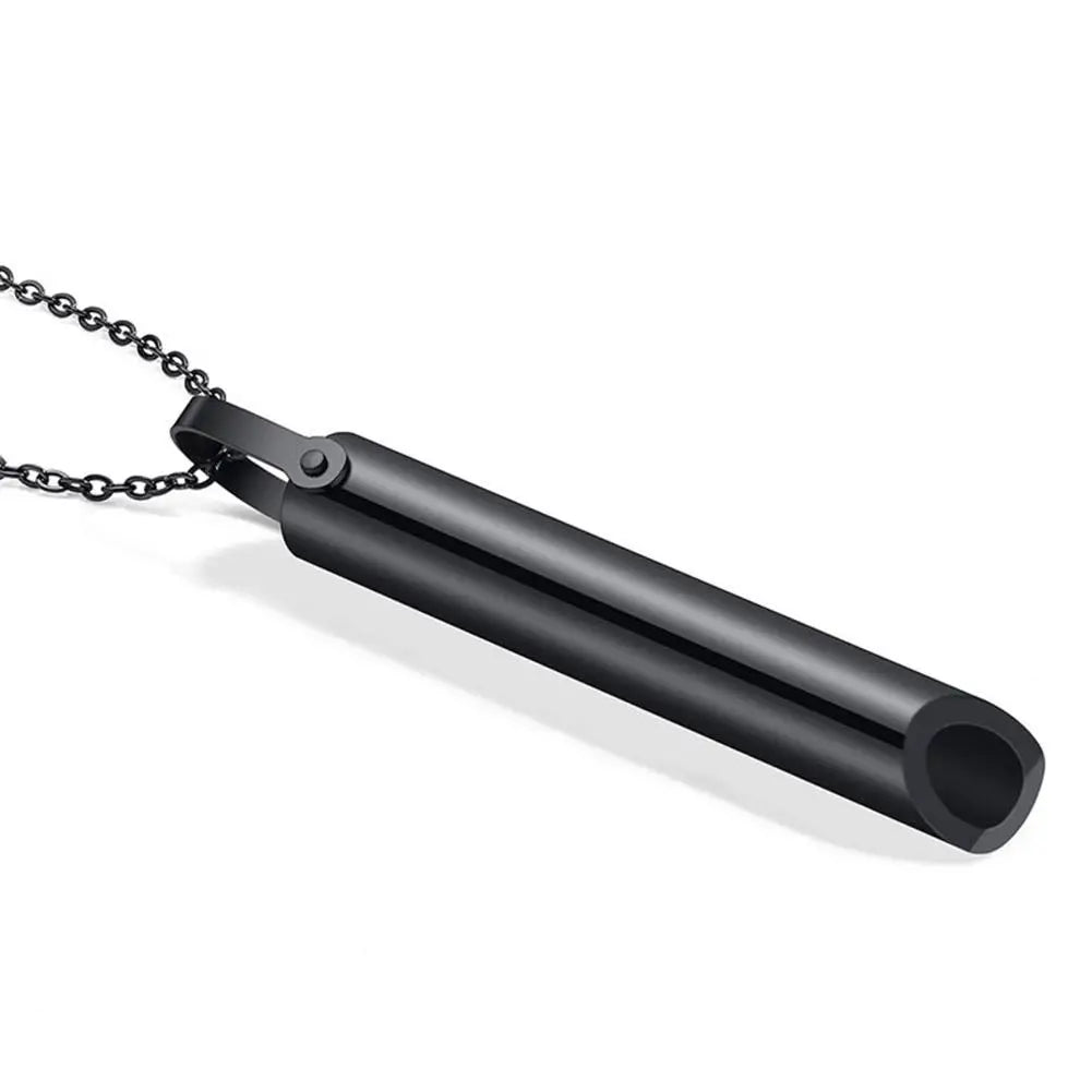 EC_ Anti Vaping Necklace Breathing Necklace For Anxiety Mindful