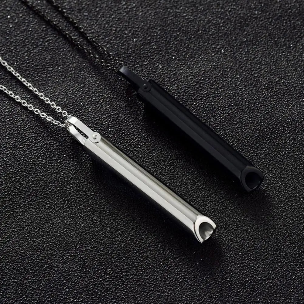 EC_ Anti Vaping Necklace Breathing Necklace For Anxiety Mindful